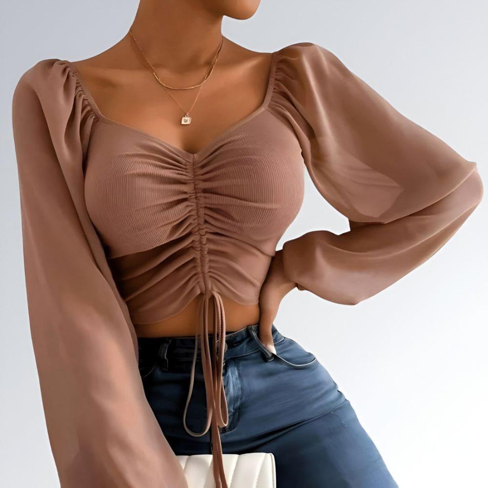 Blusa Malha Retrô - JZ NEW MODA