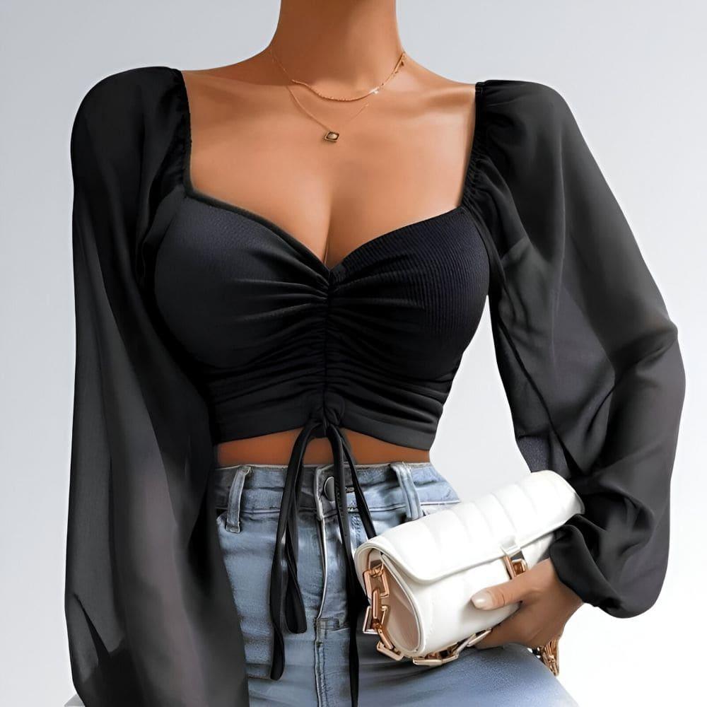 Blusa Malha Retrô - JZ NEW MODA