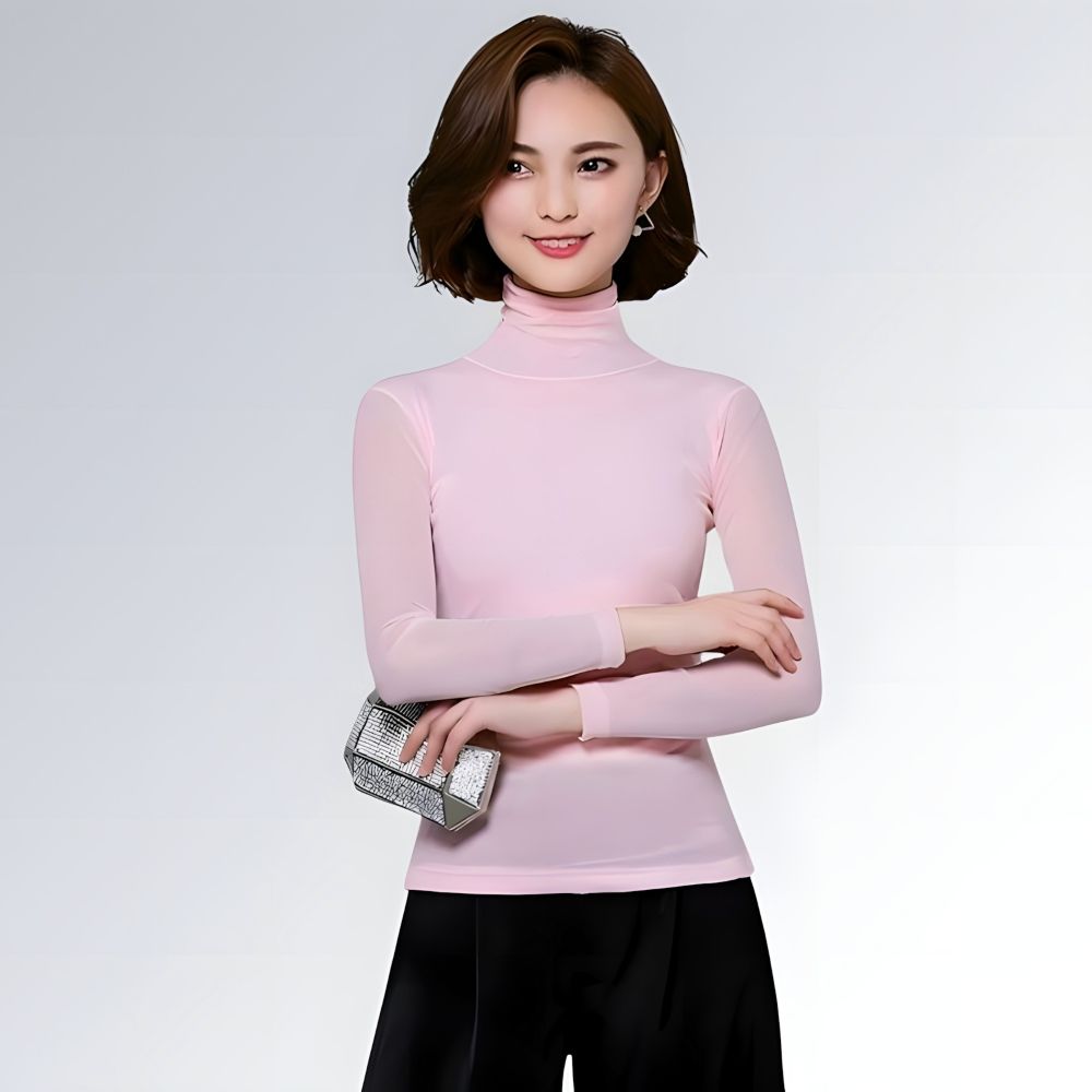 Blusa Manga Longa FEMME - JZ NEW MODA
