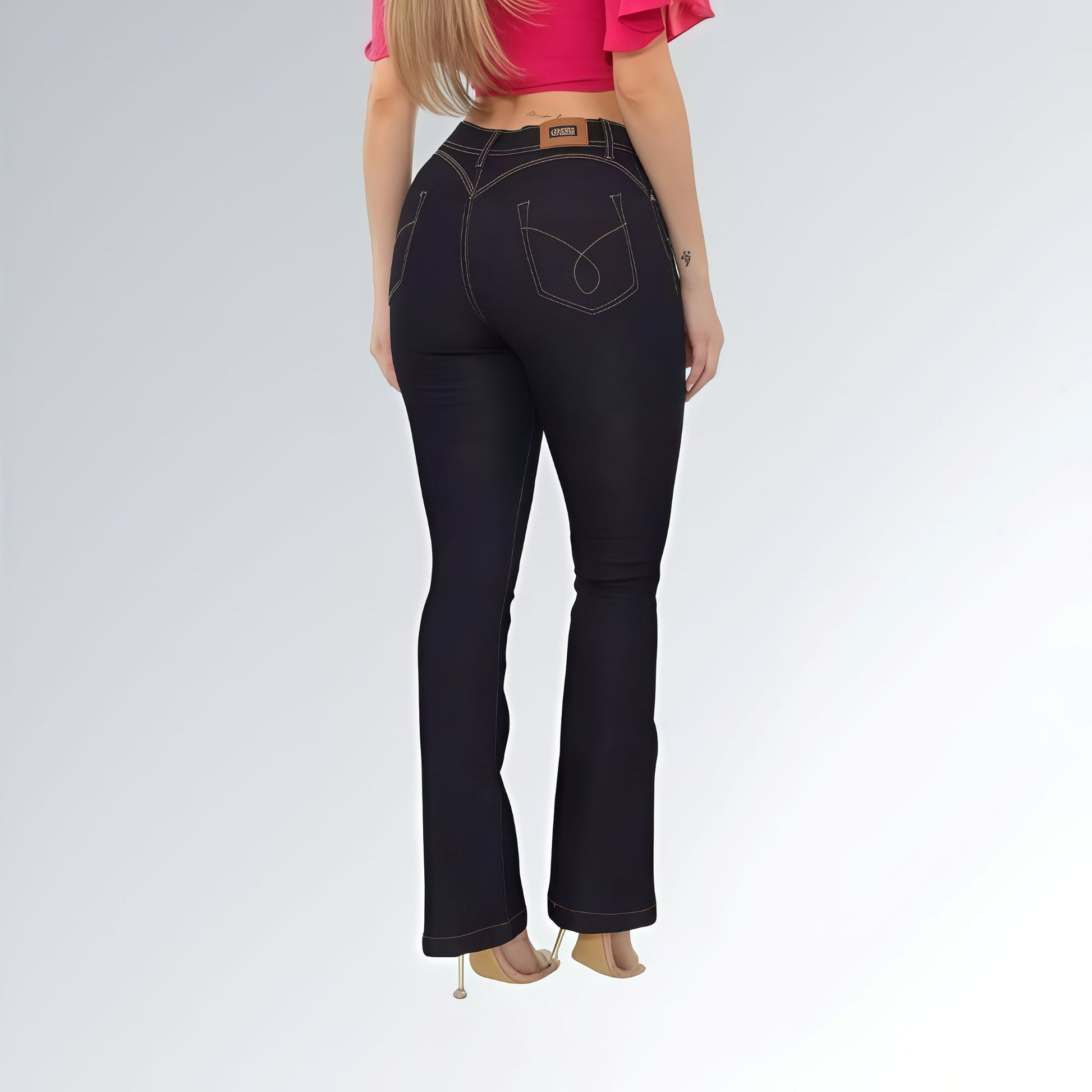 Calça Flare Nervura Premium Feminina Jz New Moda