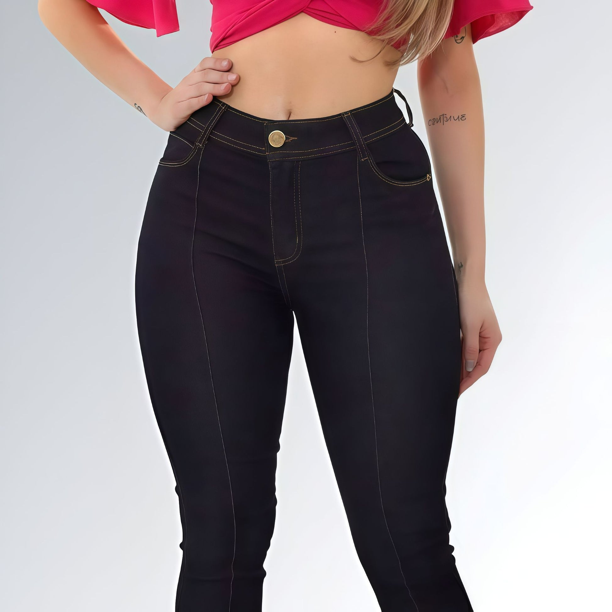 Calça Flare Nervura Premium Feminina Jz New Moda