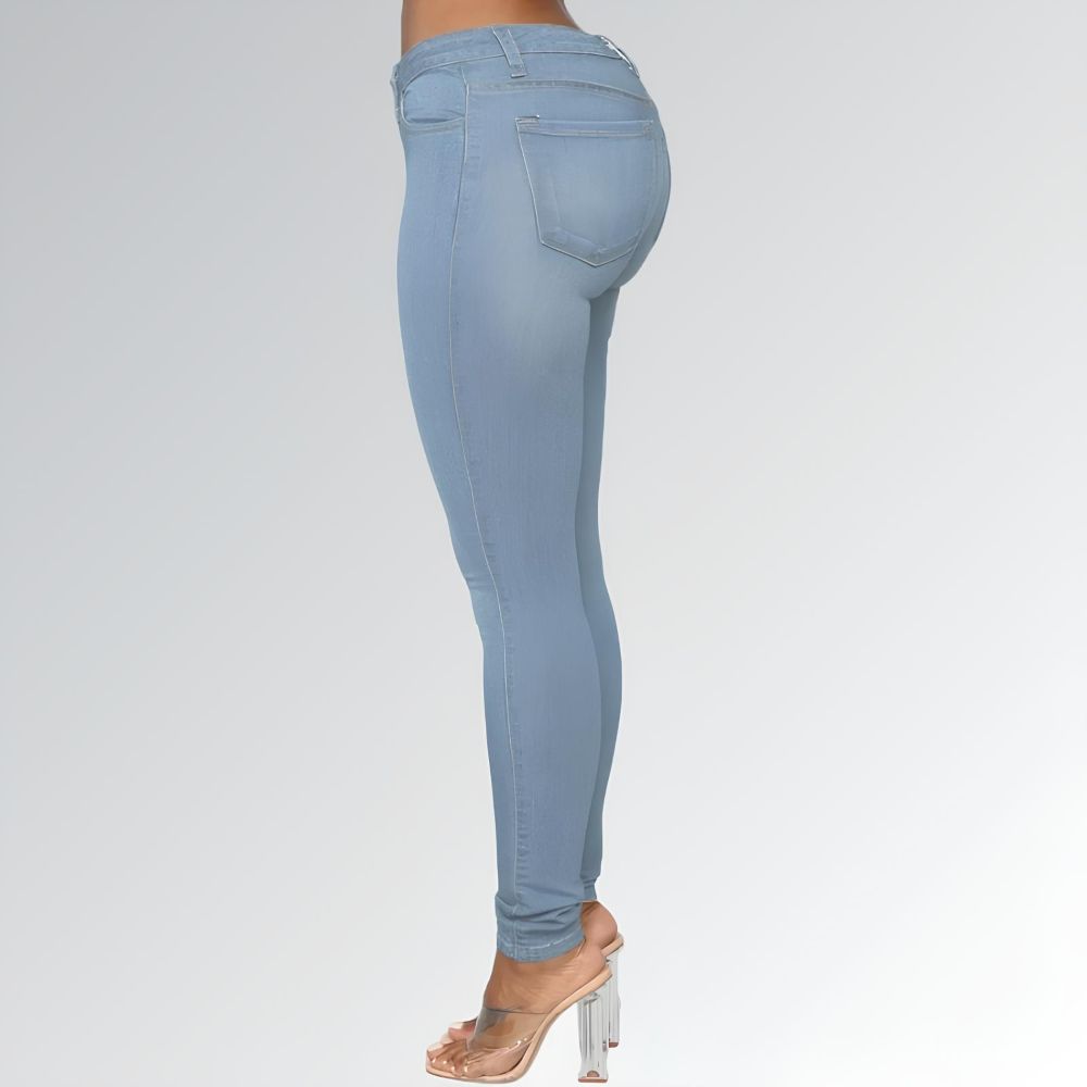 Calça Jeans Cintura Alta - JZ NEW MODA