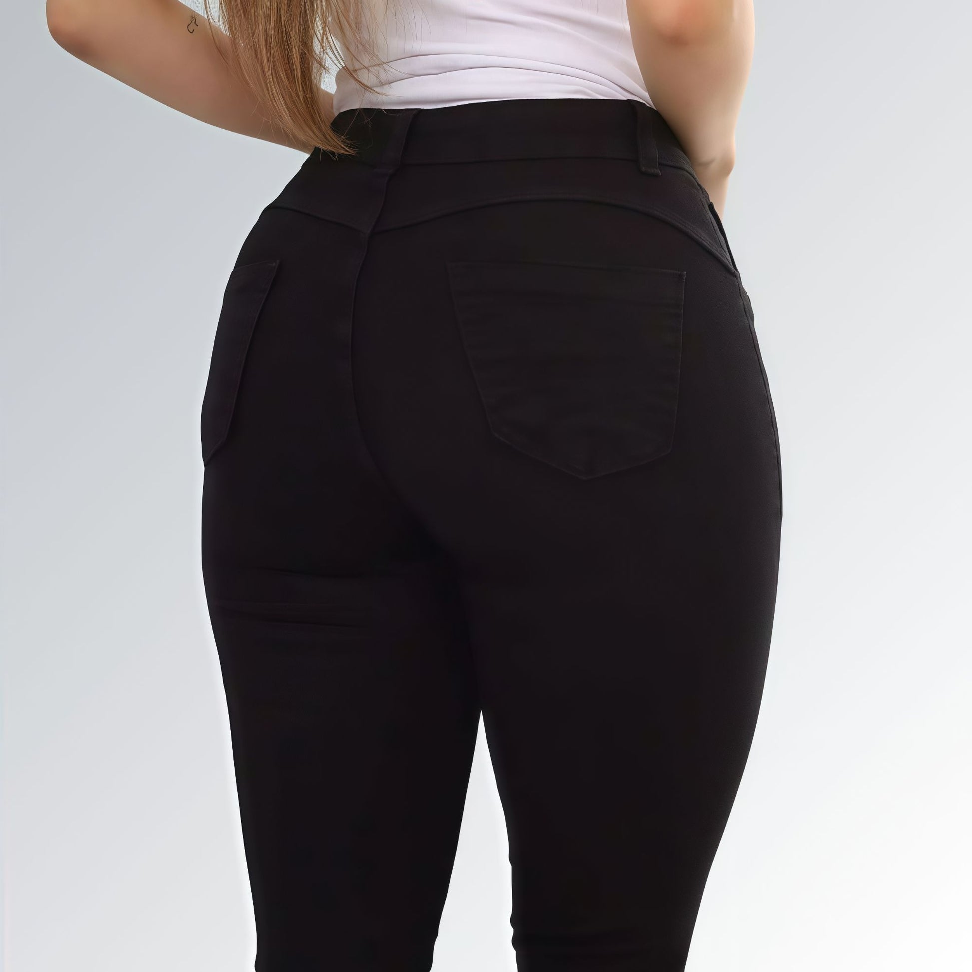 Calça Jeans Flare Preta Black Feminina Premium Tecido Leve Não Desbota Jz new moda