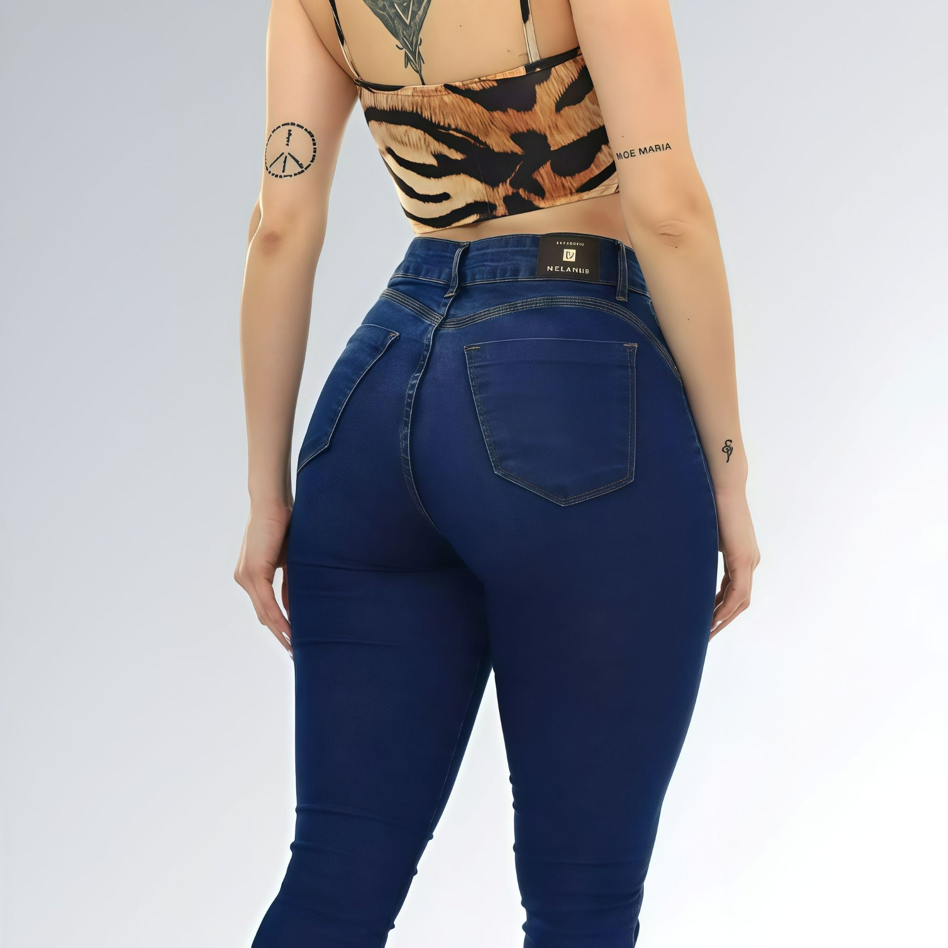 Calça Jeans Skinny Azul Levanta Bumbum Feminina Jz New Moda