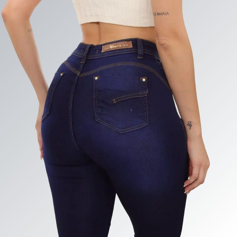 Calça Jeans Skinny Com Cinta Lipo Feminina Estilo Comfort Tecido Premium Jz new moda