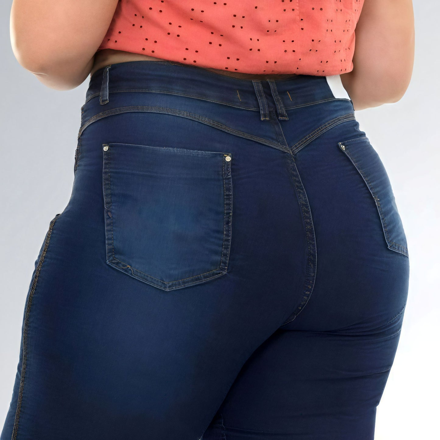 Calça Jeans Skinny Com Cinta Lipo Plus Size Cintura Alta Feminina Jz New Moda