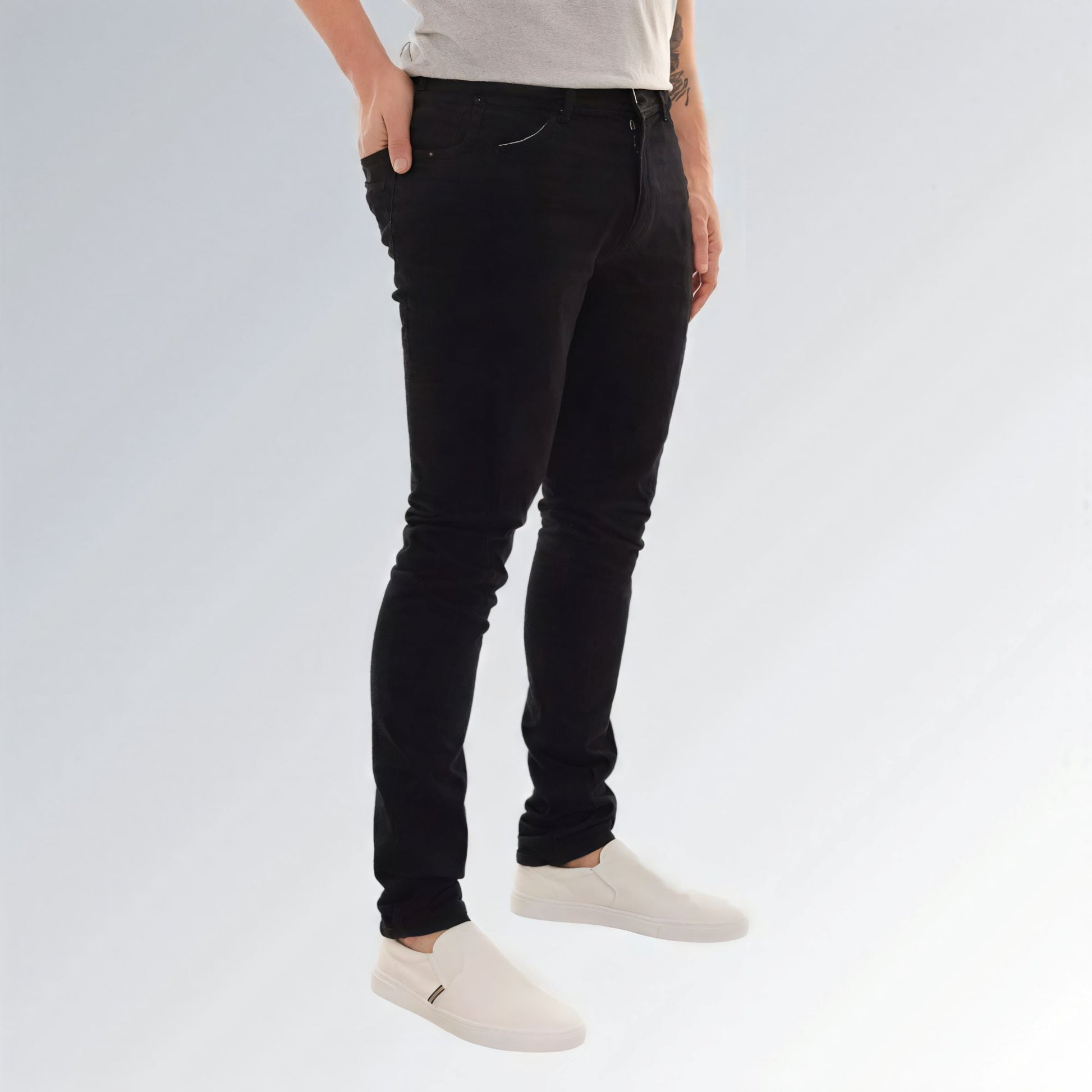 Calca_Masculina_Skinny_Sarja_Preta_Modelo_Comfort_Premium_Jz_new_moda