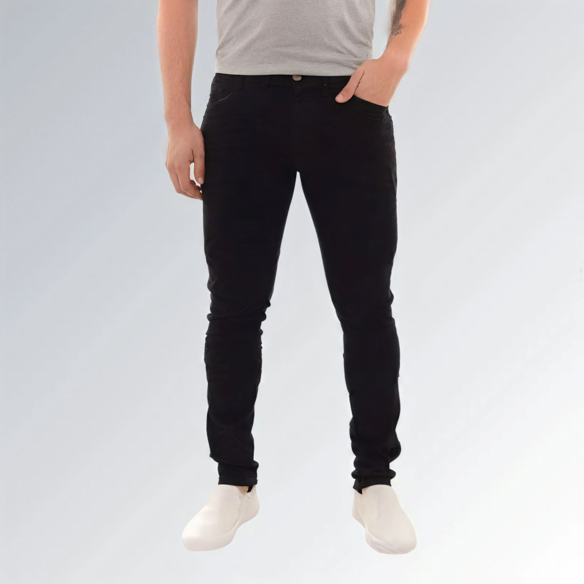 Calca_Masculina_Skinny_Sarja_Preta_Modelo_Comfort_Premium_Jz_new_moda
