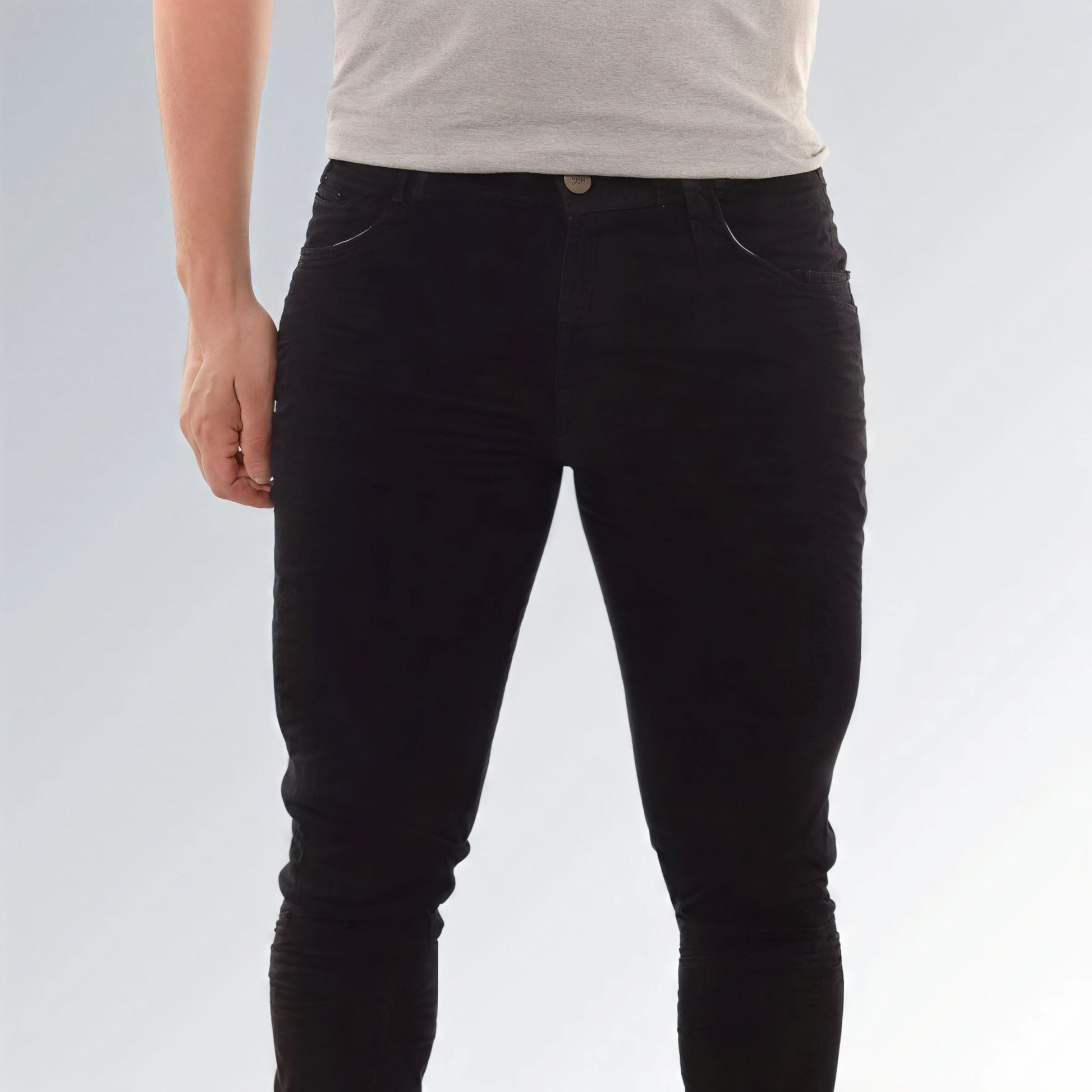Calca_Masculina_Skinny_Sarja_Preta_Modelo_Comfort_Premium_Jz_new_moda