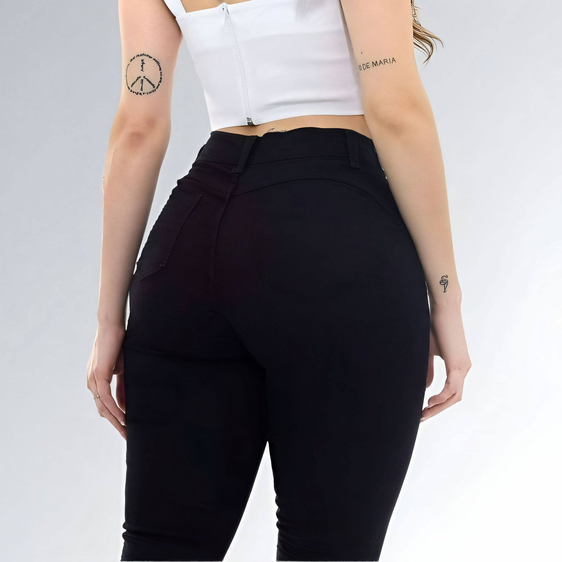 Calça Sarja Skinny Cintura Alta Black Feminina Jz New Moda