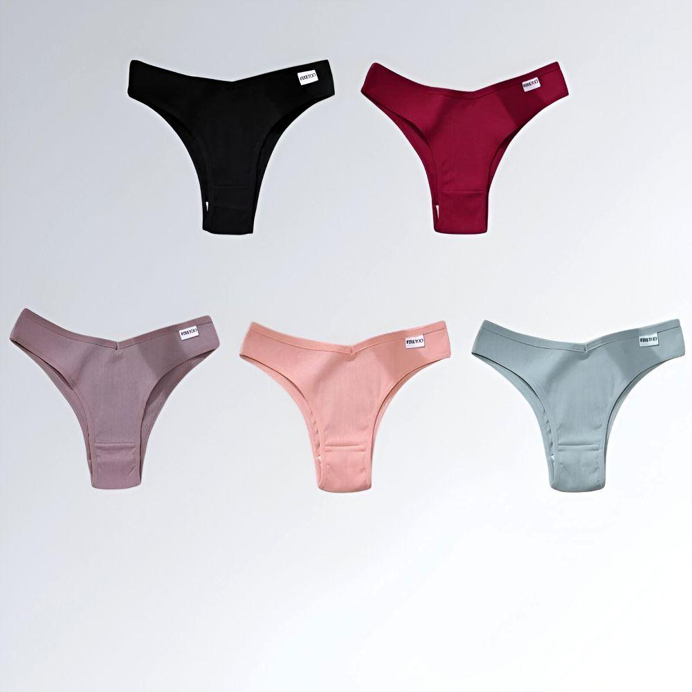 Calcinha Algodão 5 Pçs - JZ NEW MODA