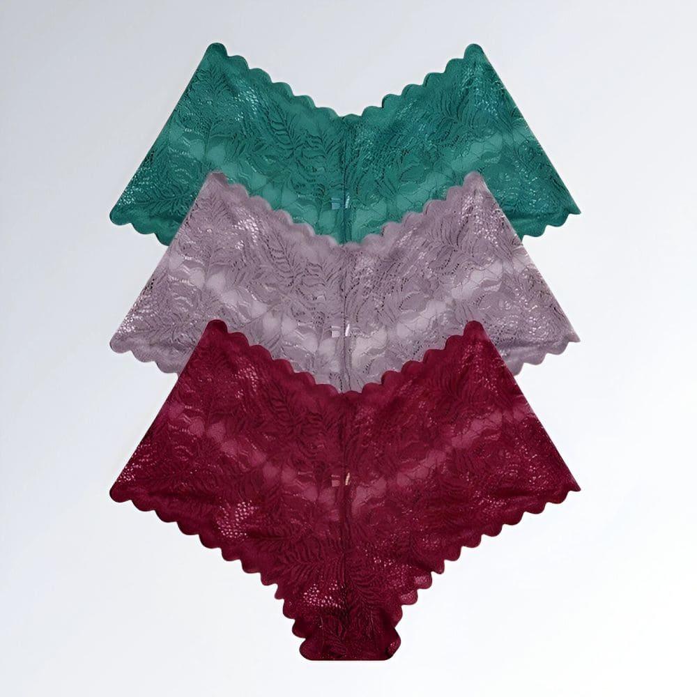 Calcinha Renda 3 Pçs - JZ NEW MODA