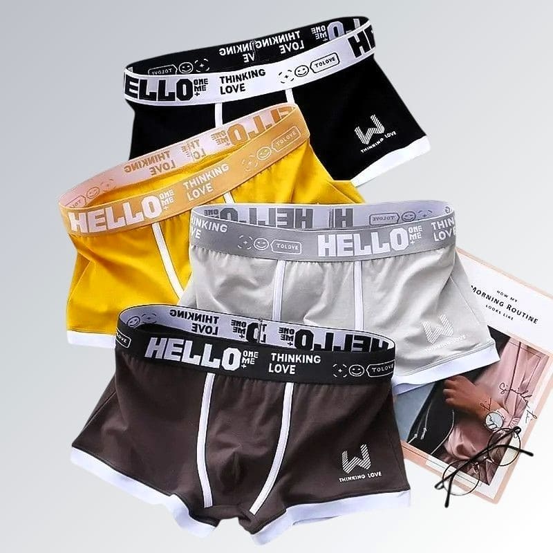 Cueca de Algodão Boxer Hello - JZ NEW MODA