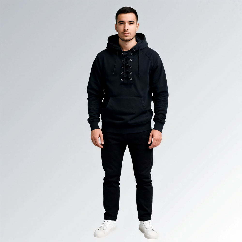 Moletom Casual Masculino Moda Esportiva Multibolsos Jaqueta com Capuz Retrô Jz new moda