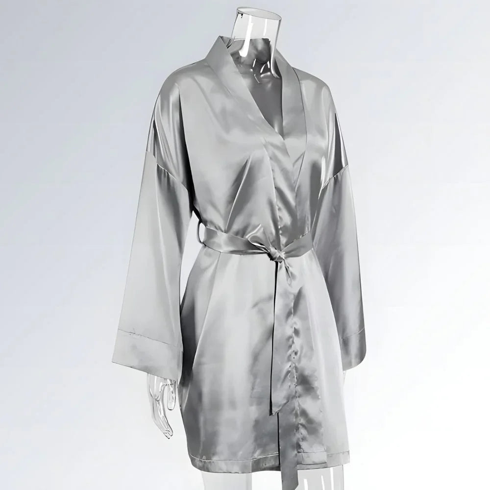 Roupão de Banho Seda Feminino - JZ NEW MODA