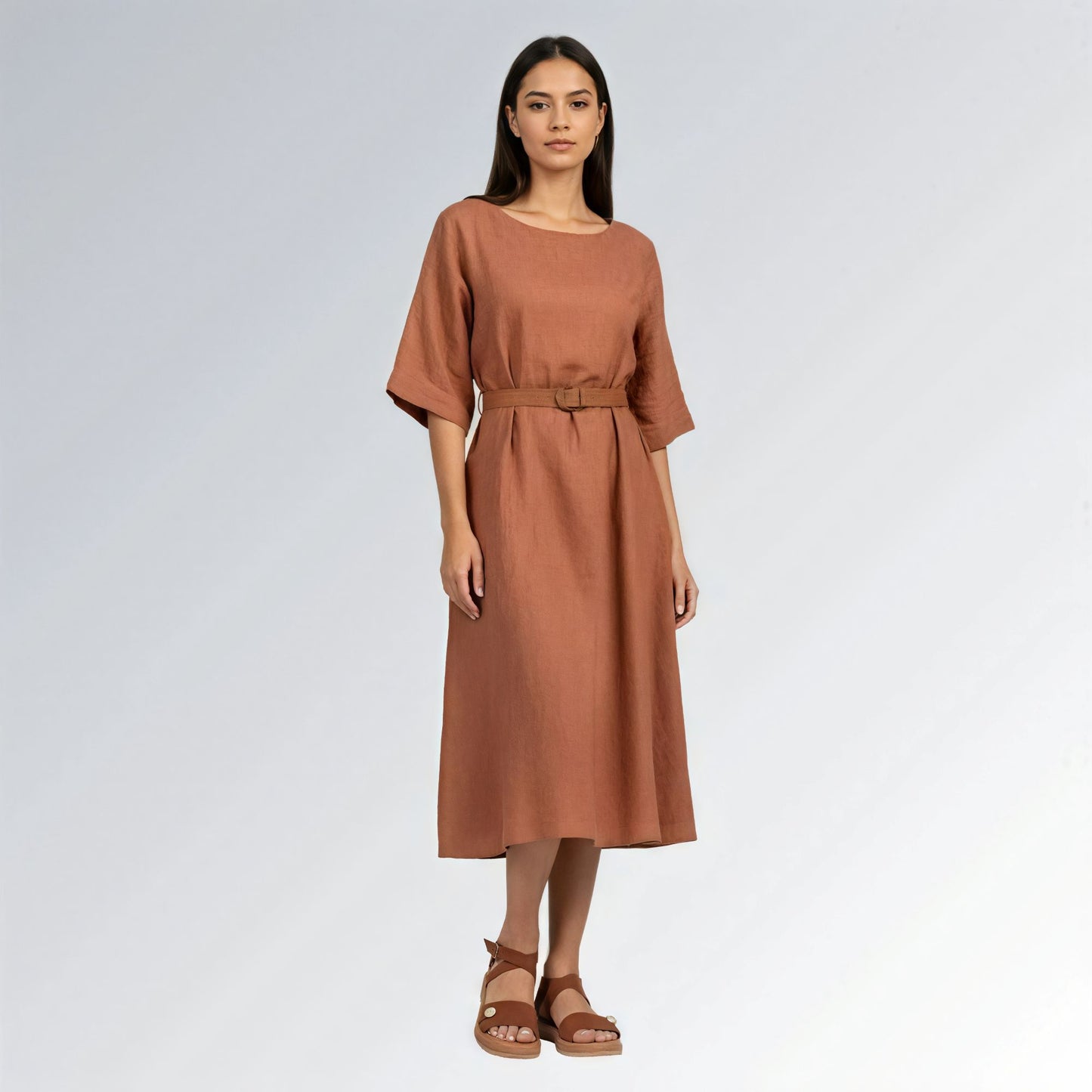 Sandália Plataforma Aberta Fivela Feminina Jz new moda