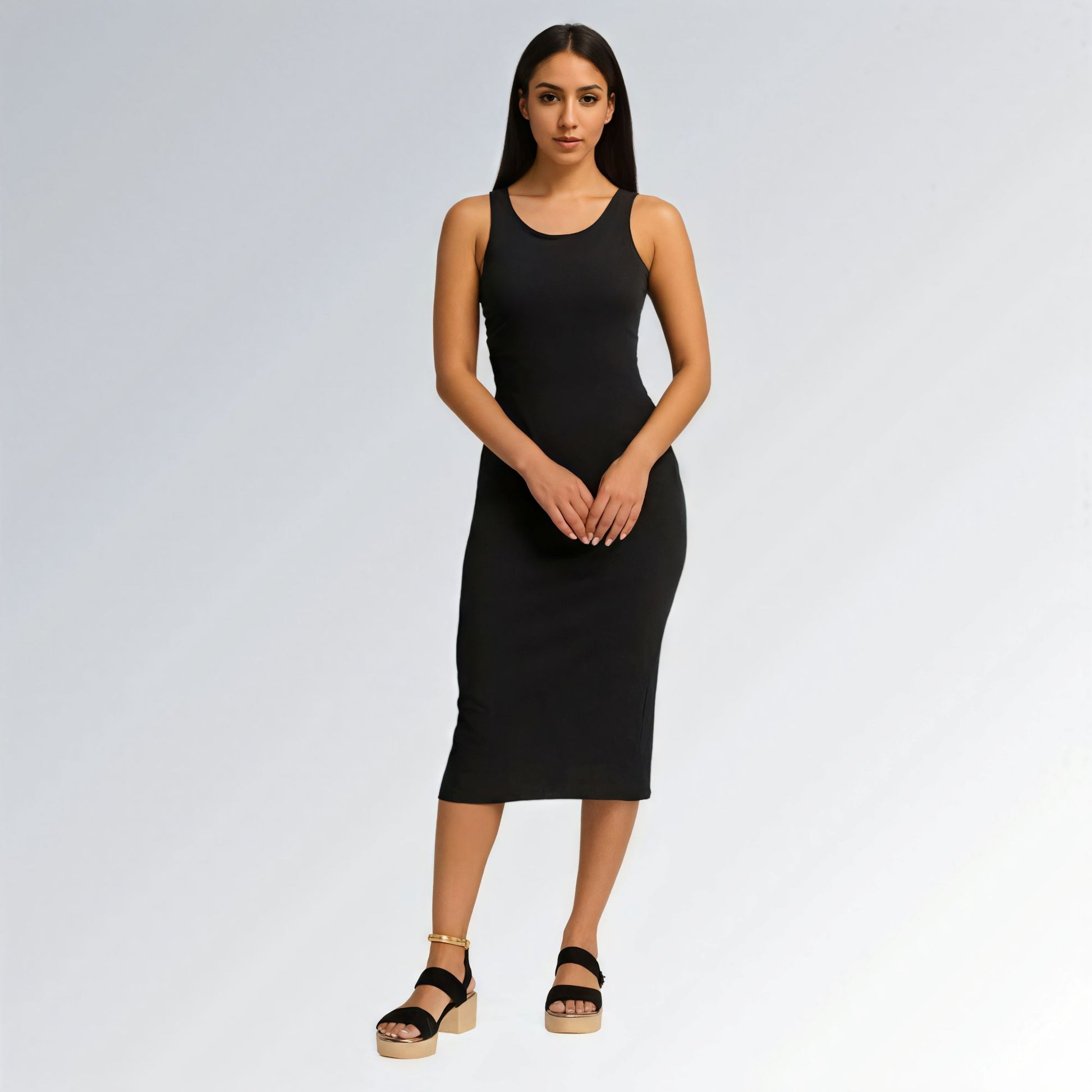 Sandália Plataforma Sola Grossa Feminina Jz new moda