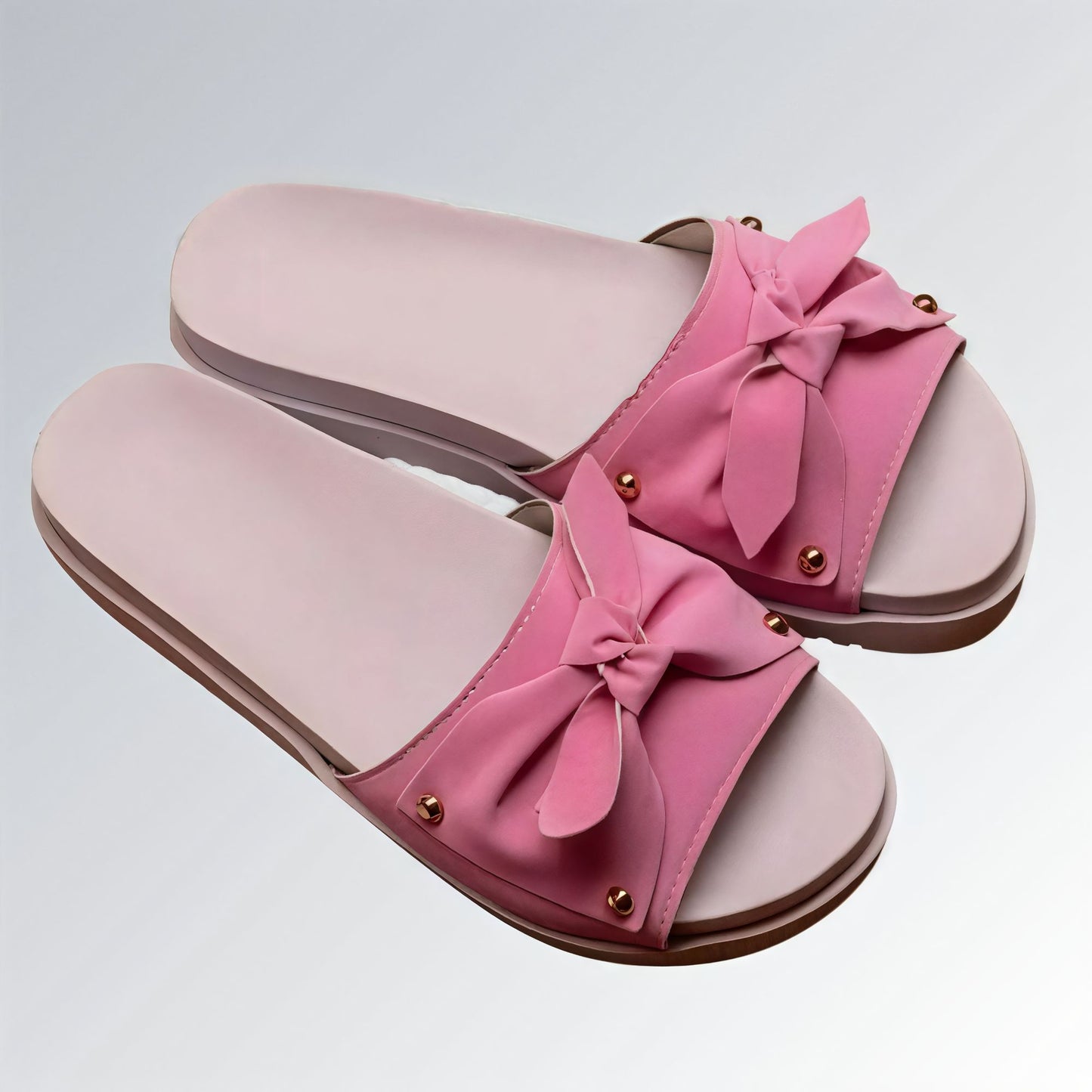 Sandália Slide Tamanco Feminino GuGi Sola Plataforma Com Laço Jz new moda
