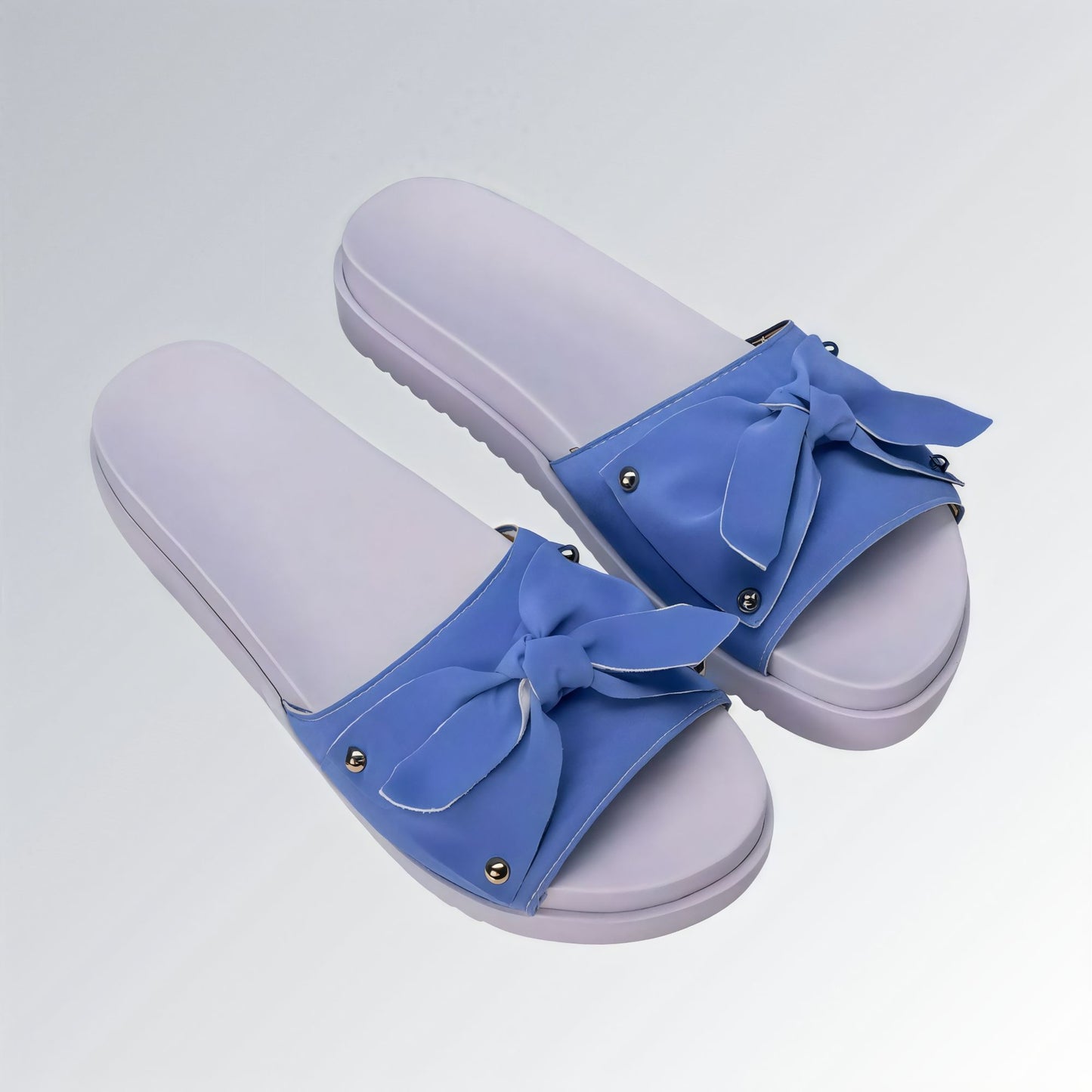 Sandália Slide Tamanco Feminino GuGi Sola Plataforma Com Laço Jz new moda