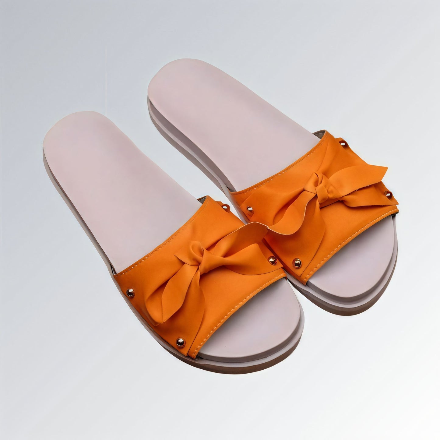 Sandália Slide Tamanco Feminino GuGi Sola Plataforma Com Laço Jz new moda