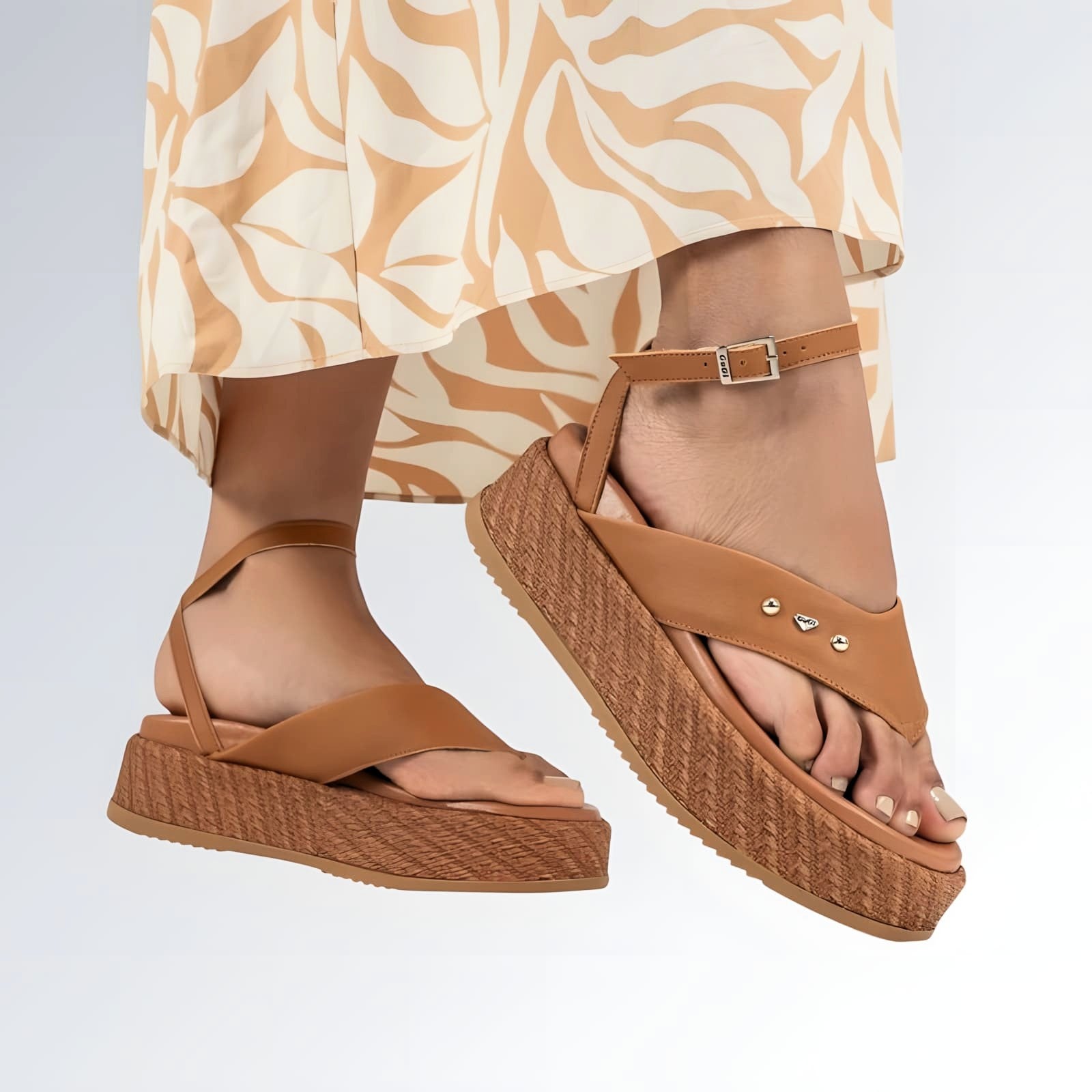 Sandália Luna Delta Plataforma Jz new moda