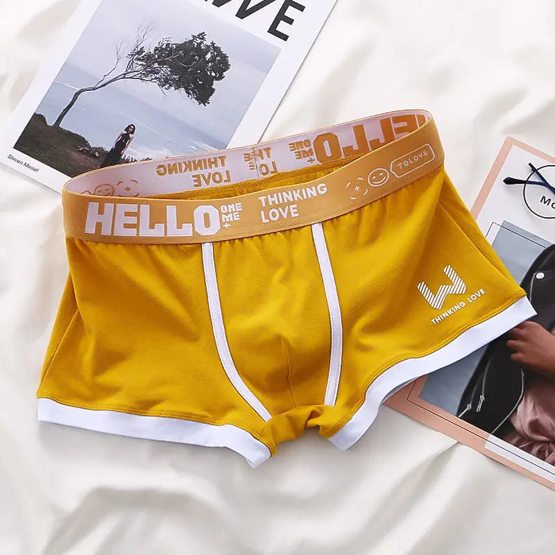 Cueca de Algodão Boxer Hello - JZ NEW MODA