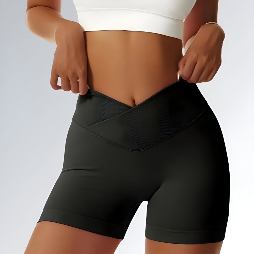 Shorts Cintura Alta Legging Respirável - JZ NEW MODA