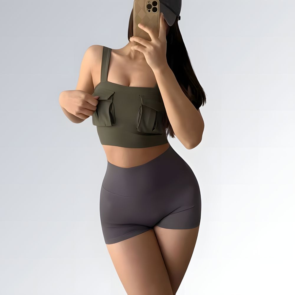 Shorts Cintura Alta Sports - JZ NEW MODA