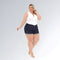 Shorts Feminino Jeans Plus Size Azul Escuro Moda Fashion Jz New Moda