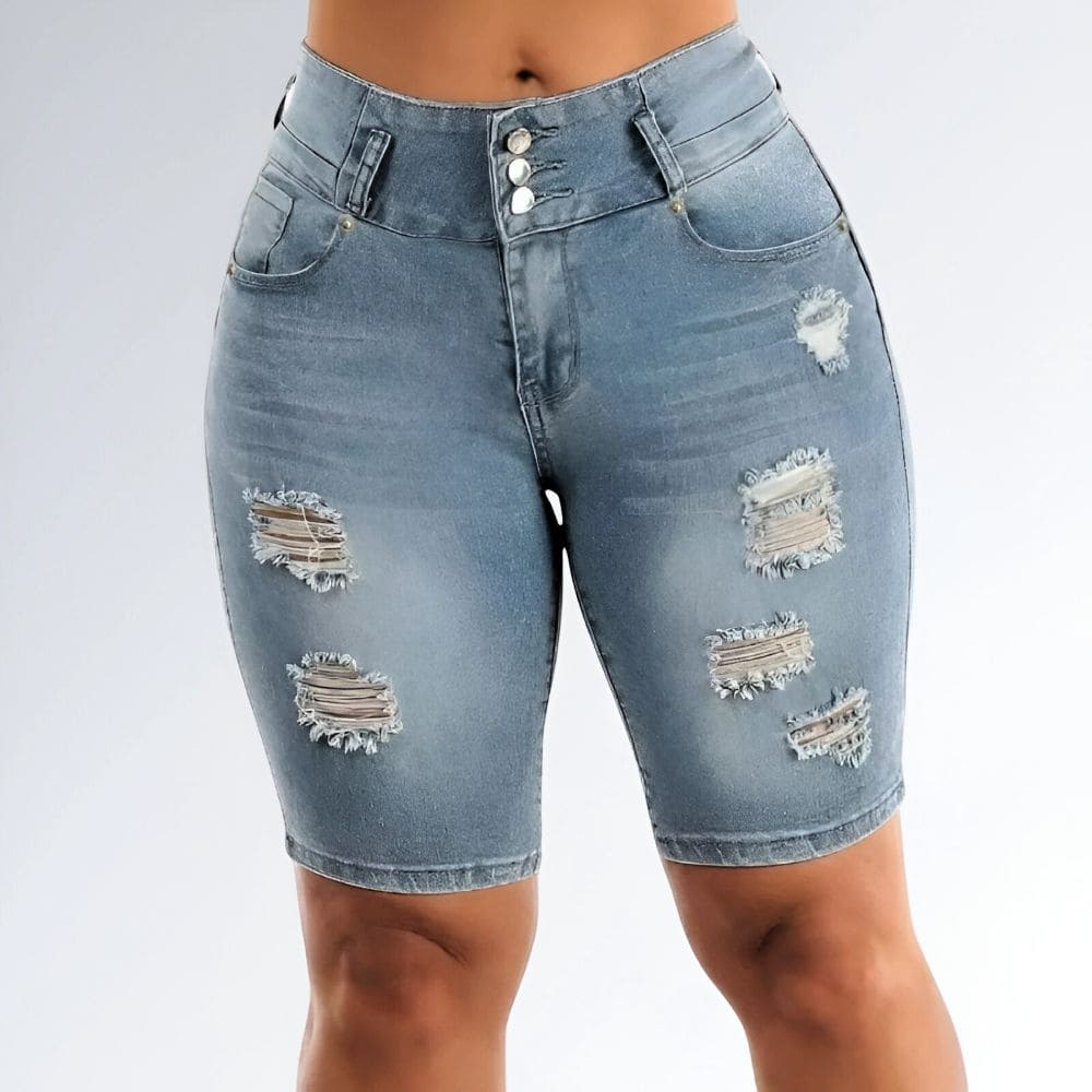 Shorts Jeans Rasgado - JZ NEW MODA