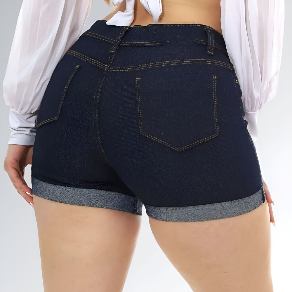 Shorts Jeans Levanta Bumbum Feminino Jz New Moda