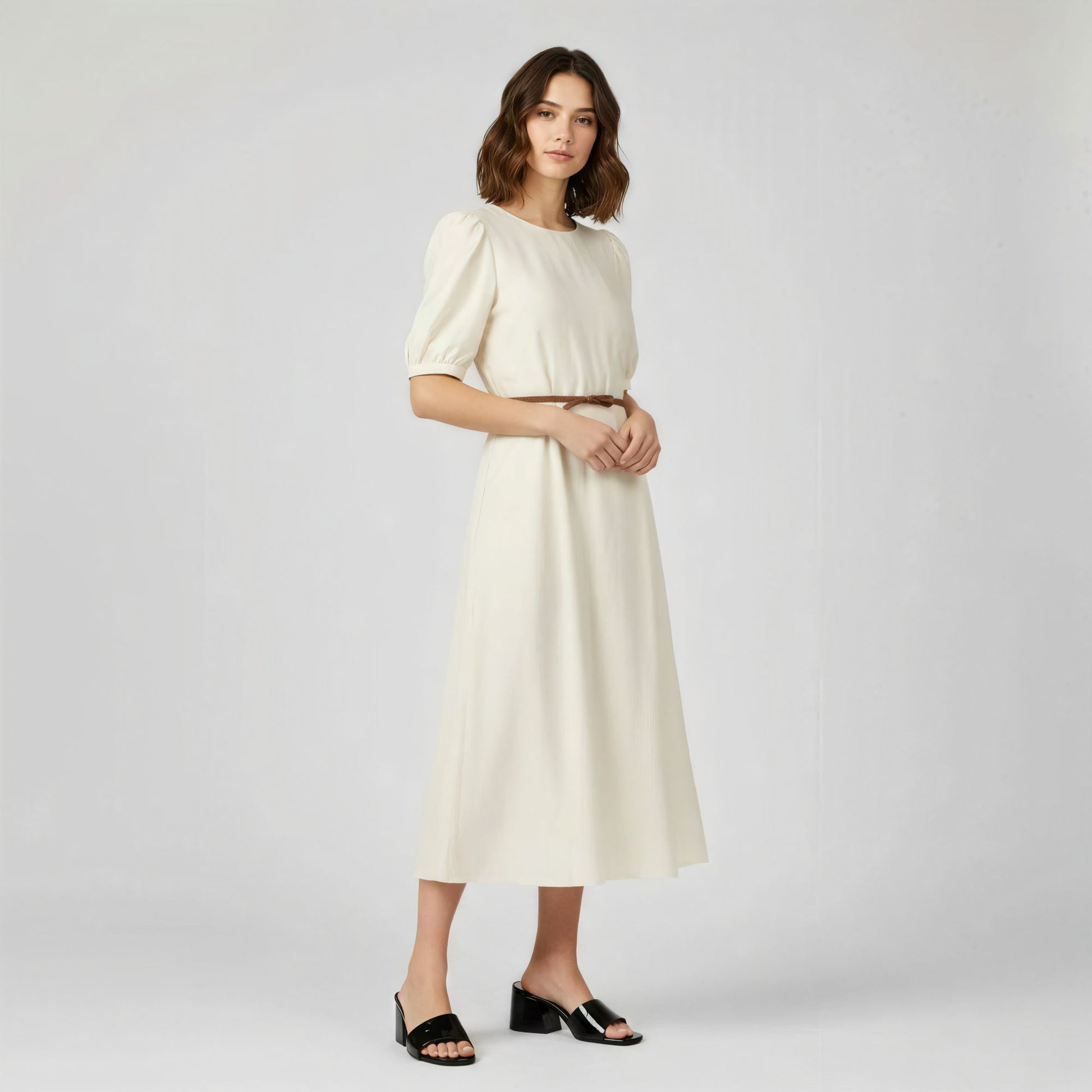 Tamanco Salto Médio Quadrado - JZ NEW MODA