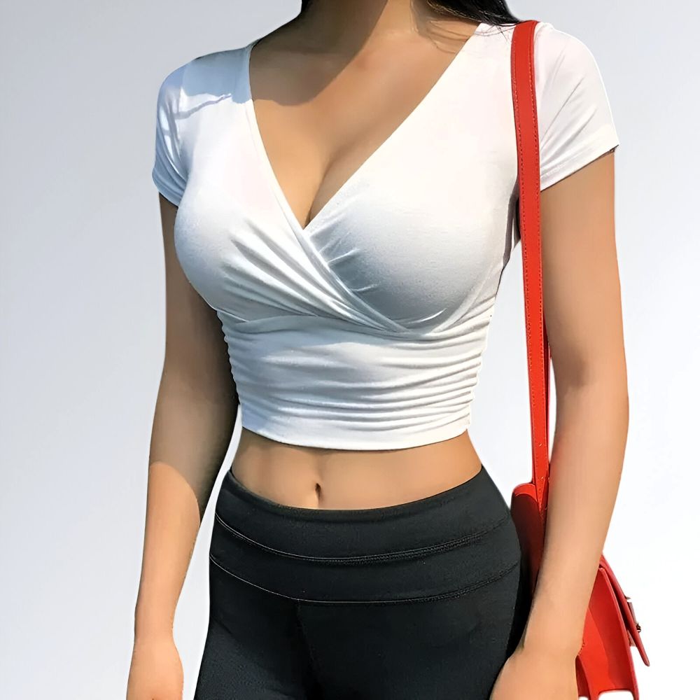 Top Curto Moda Coreana - JZ NEW MODA