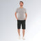 Bermuda Cargo Sarja Preta Masculina Jz New Moda