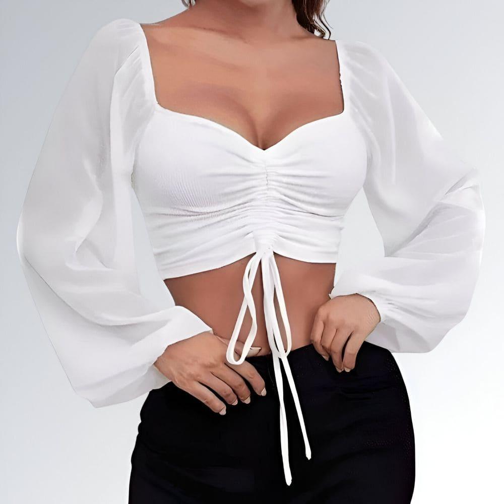 Blusa Malha Retrô - JZ NEW MODA
