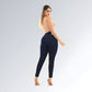 Calça 4 Botões Jeans Cós Largo sem Bolso Feminina Jz New Moda