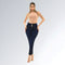 Calça 4 Botões Jeans Cós Largo sem Bolso Feminina Jz New Moda