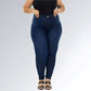 Calça Jeans Feminina Plus Size Cintura Alta Jz New Moda