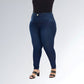 Calça Jeans Feminina Plus Size Cintura Alta Jz New Moda