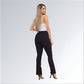 Calça Jeans Flare Preta Black Feminina Premium Tecido Leve Não Desbota Jz new moda