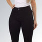 Calça Jeans Flare Preta Black Feminina Premium Tecido Leve Não Desbota Jz new moda