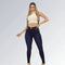 Calça jeans skinny feminina azul escuro, cintura alta com cinta lipo embutida, estilo comfort e tecido premium.