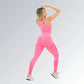 Calça Legging Academia Levanta e Empina Bumbum Fitness Feminina Cintura Alta Rosa Jz new moda