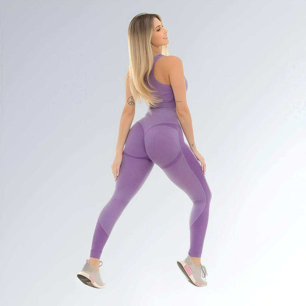 Calça Legging Fitness Roxa Feminina Jz New Moda