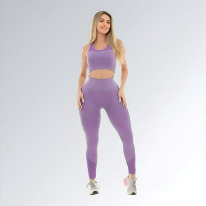 Calça Legging Fitness Roxa Feminina Jz New Moda