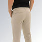 Calça Masculina Sarja Tailor Canivete Casual Social Bege Jz new moda