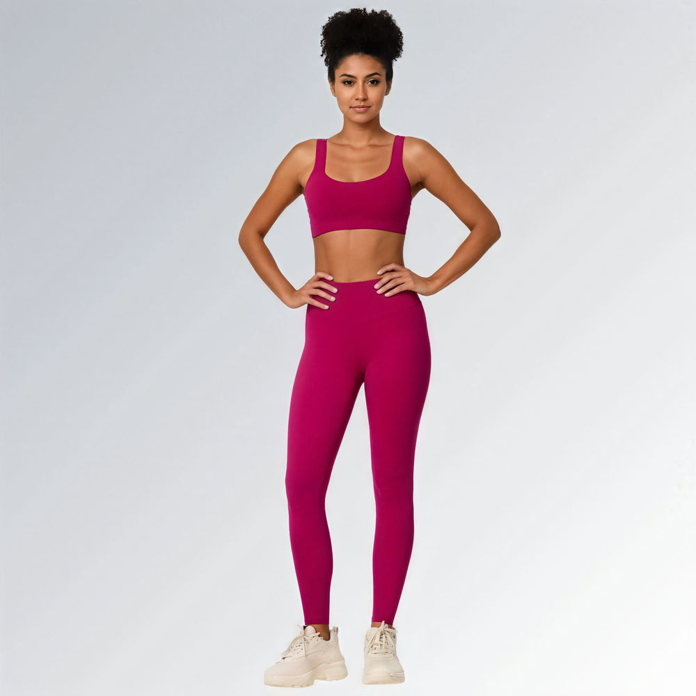 Calça legging feminina rosa escuro de cintura alta, modelo compressão Jz new moda