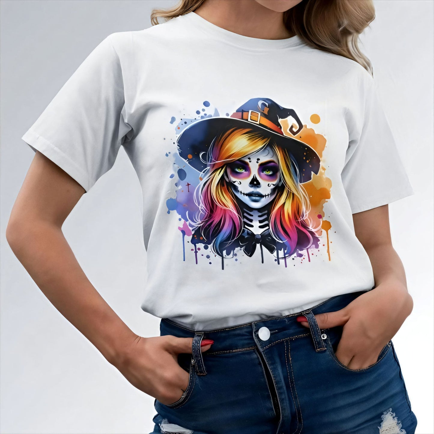 Camiseta Bruxa Halloween GuGi Feminina Jz new moda