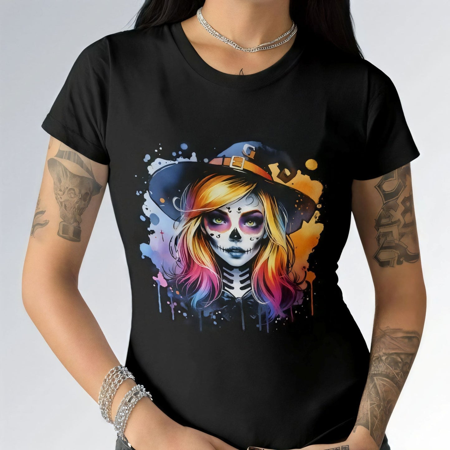 Camiseta Bruxa Halloween GuGi Feminina Jz new moda