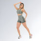 Conjunto Fitness Verde Militar Feminino Jz New Moda